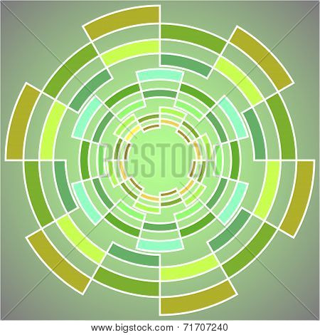 Abstract geometric figure for graphic design.Vector illustration EPS10.