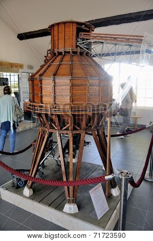 Model Of A Salt Silo