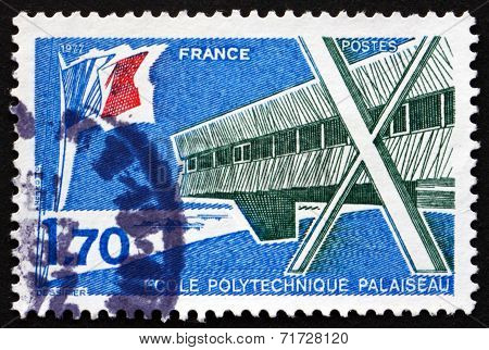 Postage Stamp France 1977 Polytechnic School And X