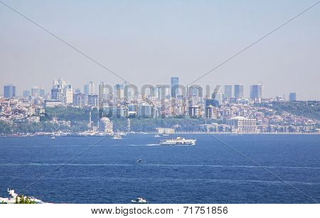 Bosphorus Strait In Istanbul, Turkey