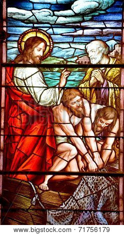 stained glass window