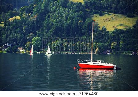 Zeller Lake, Zell am See, Austria, Europe