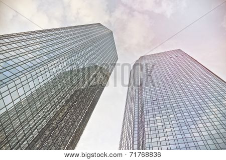 modern office towers in Frankfurt am Main, Germany