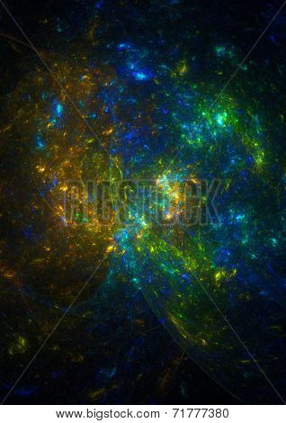 Nebular clouds in furthest universe