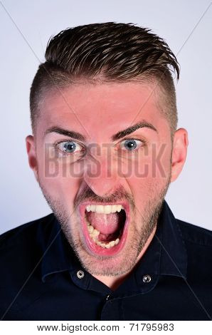 Isolated Young Man