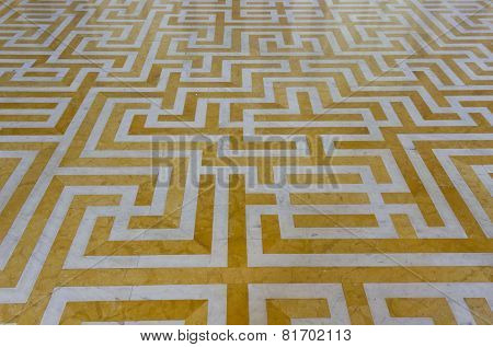 Beautiful Marble Decorated Floor