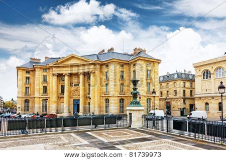 Paris University (faculty Of Law) Near The Pantheon. Paris. France.