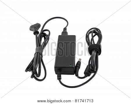 Computer Charger For Notebook (laptop). Isolated