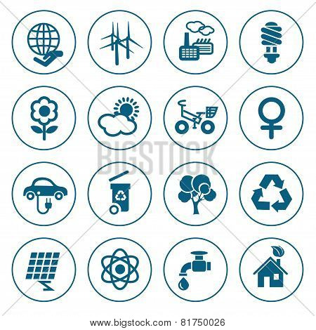 Ecology Icons Set