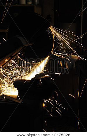 Grinder sparks