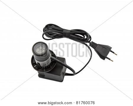 Aquarium Air Compressor (pump)on White