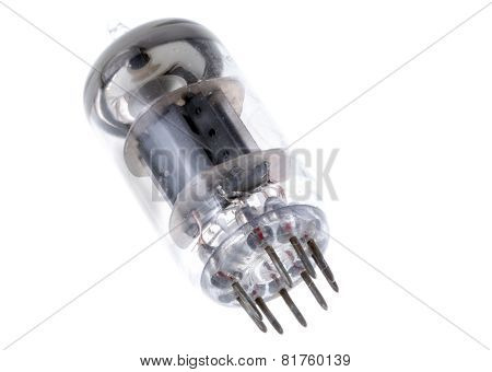 Single Vacuum Electron Tube. Isolated
