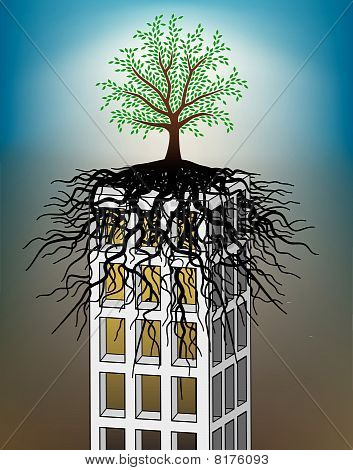 Towerblock Baum