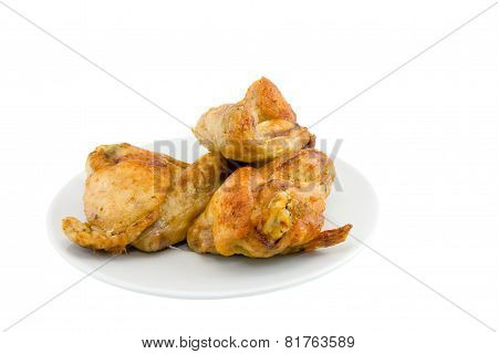 Chiken Grill. Isolated.