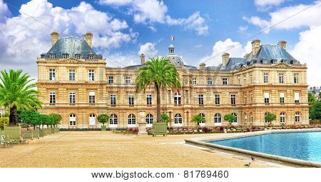 Luxembourg Palase  In Paris, France.