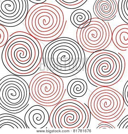 Spiral seamless pattern background