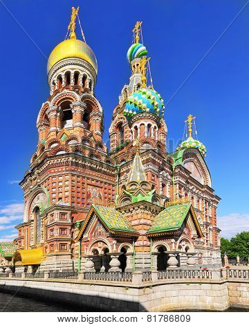 Church Of The Saviour On Spilled Blood, St. Petersburg, Russia