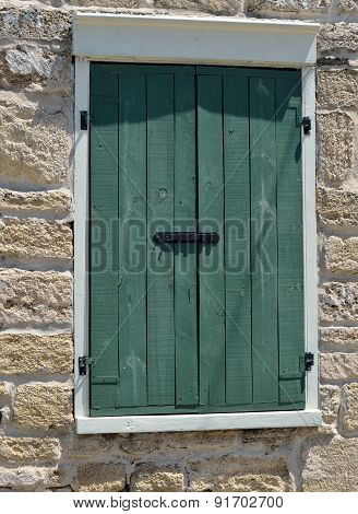 Old Fashion Shutter Window