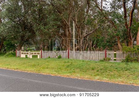 Old Wooden Fence And Gate
