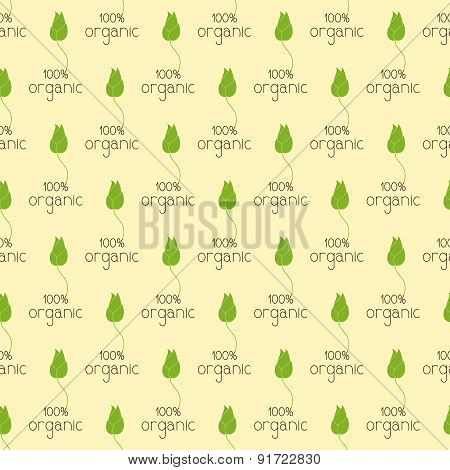 Pattern With Organic Logo