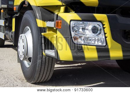 Heavy Truck In Bright Coloring