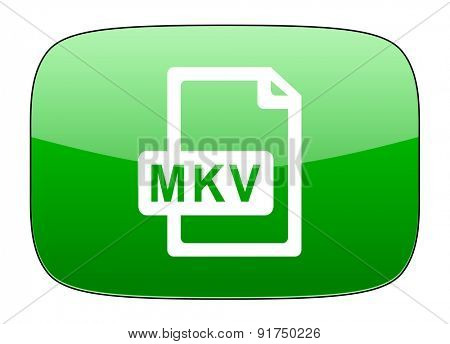 mkv file green icon  