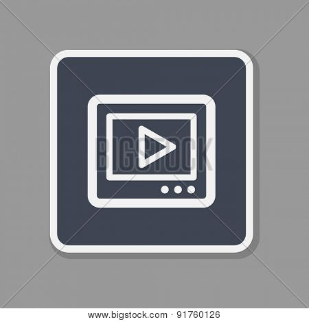 On-line video icon