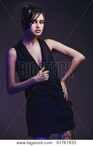 Girl Fashion Dress.