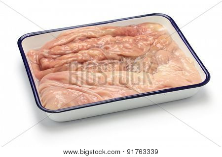abomasum, rennet bag, reed tripe, the fourth stomach of a cow