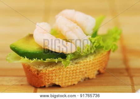 Sandwich  With Shrimps