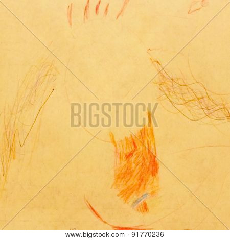Abstract Children Drawing