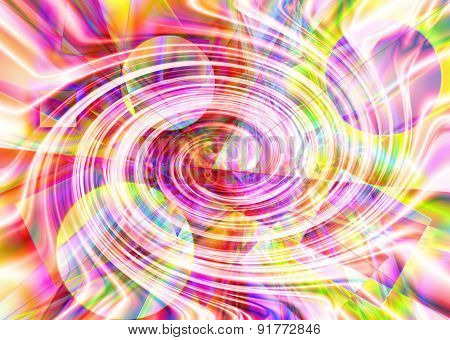 Red abstract background texture, psychedelic.