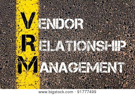 Business Acronym Vrm As Vendor Relationship Management