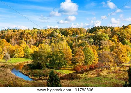 Autumn Park. Toila, Estonia, Europe