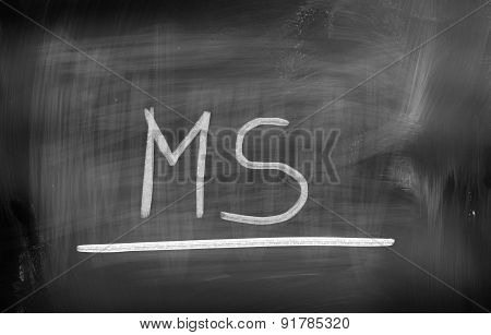 Multiple Sclerosis Concept