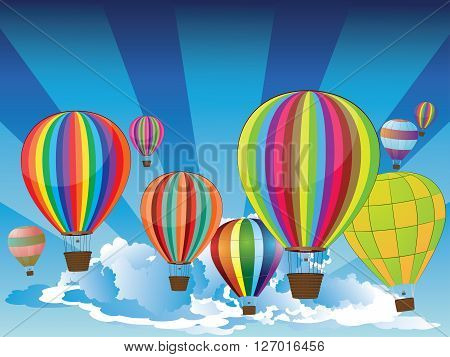 Air Balloons In The Sky