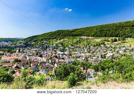 View From Mountain Lagern To Wettingen