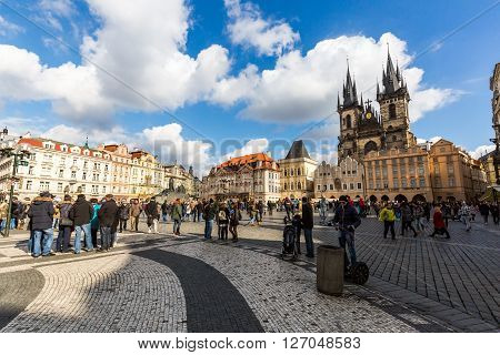 Exterior Views Of Buildings In Prague