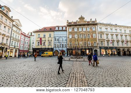 Exterior Views Of Buildings In Prague