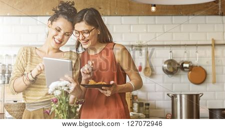 Friends Chef Cook Cooking Concept