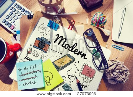 Modern Trend Lastest Fashion Trendy Concept
