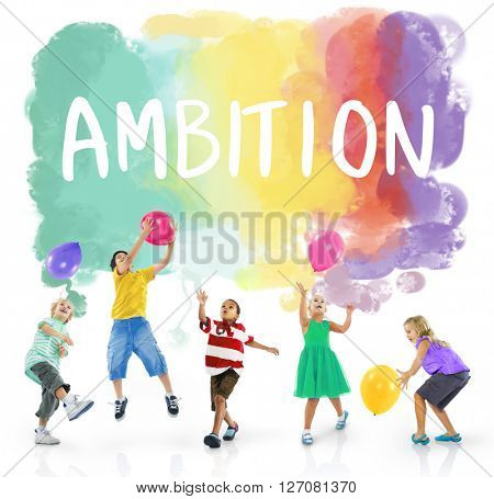 Ambition AIm Aspire Goals Motivation Aspirations Concept