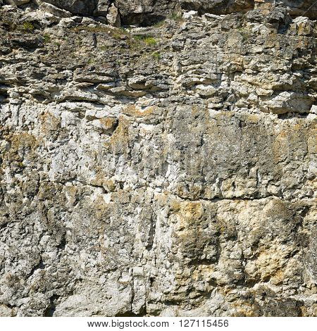 Geological section of sedimentary rocks. Background