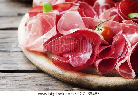 Delicious Antipasto With Ham And Bresaola