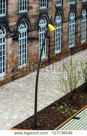 Modern Street Lamp In Saverne, France