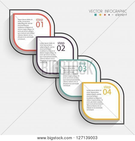 Vector Colorful Info Graphics For Your Business Presentations.