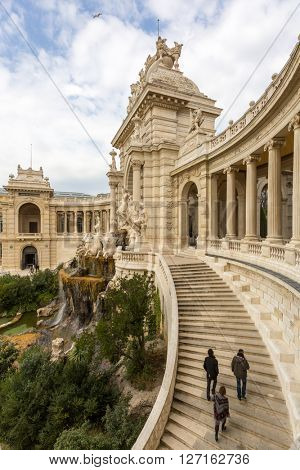 Palais Longchamp in Marseille France