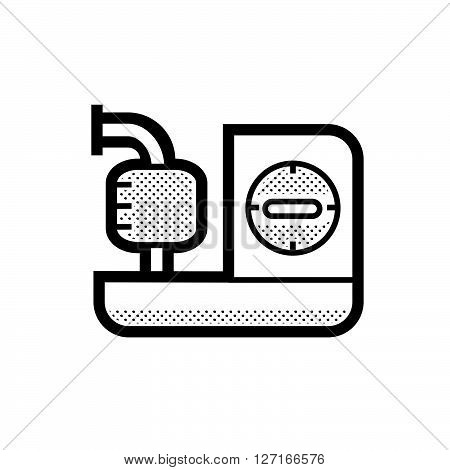 Medical Device Icon Inhaler machines vector design EPS10.
