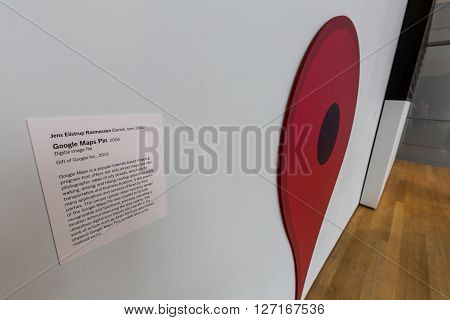 NEW YORK - AUGUST 23: Inside views of the Museum of modern art in New York on August 23 2015. This is one of the most popular and famous museums worldwide for modern art.
