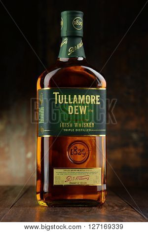 Bottle Of Tullamore Dew, Irish Whiskey